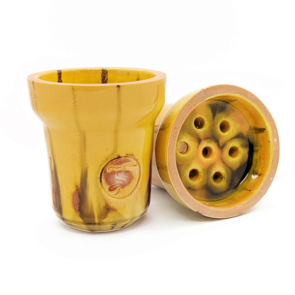 Чаша St Bowls Classic Glaze желтая с полосками в Магадане