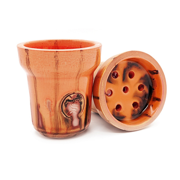 Чаша St Bowls Classic Glaze оранжевая с полосками в Магадане