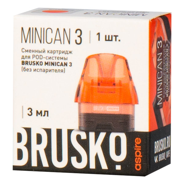 Картридж Brusko Minican 3 красный в Магадане