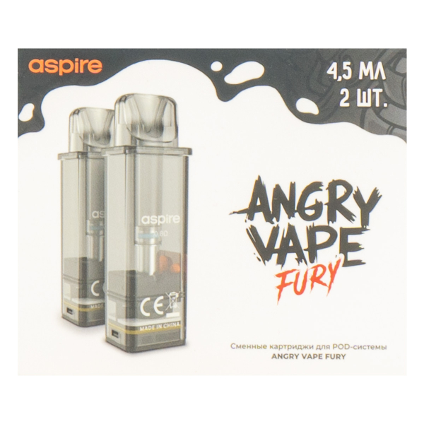 Картридж Brusko Angry Vapefury 4.5 мл (2шт) в Магадане