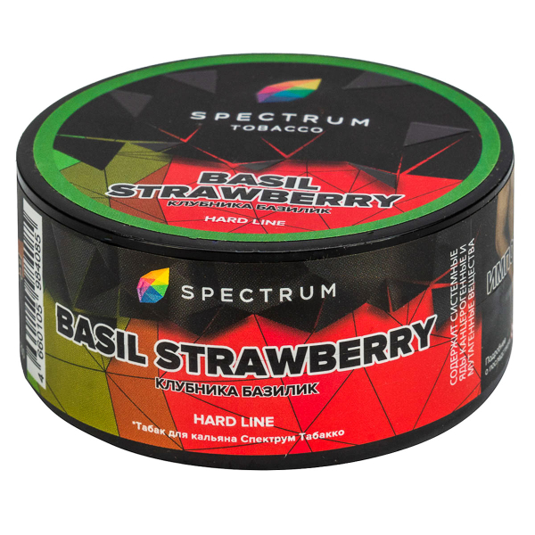 Табак Spectrum Hard Basil Strawberry  25 грамм в Магадане