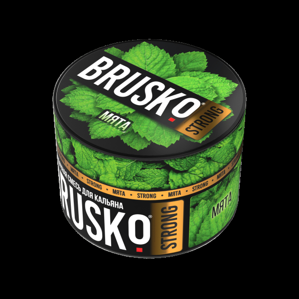 Смесь Brusko Strong мята  50 гр в Магадане