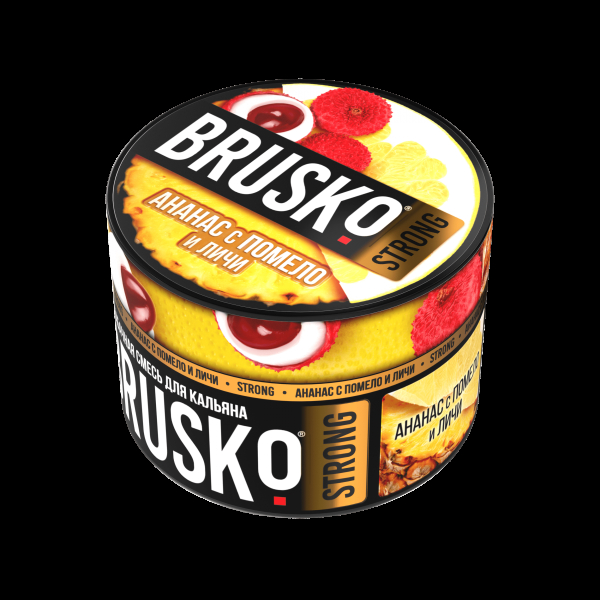 Смесь Brusko Strong ананас с помело и личи  50 гр в Магадане