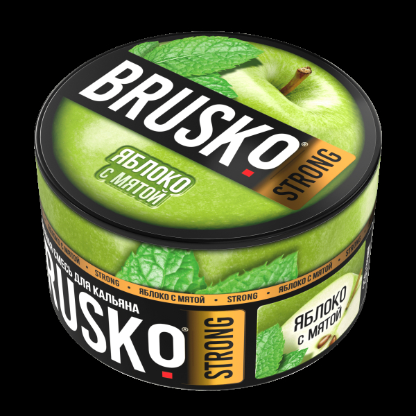 Смесь Brusko Strong яблоко с мятой  250 гр в Магадане