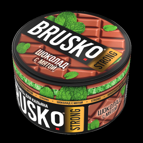 Смесь Brusko Strong шоколад с мятой  250 гр в Магадане