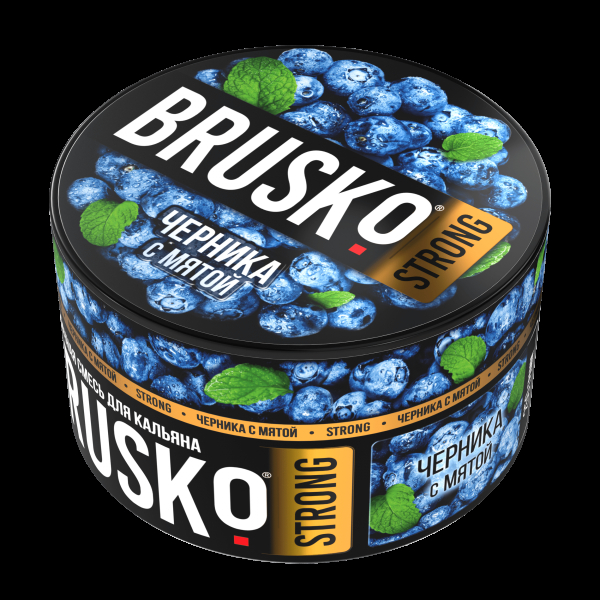 Смесь Brusko Strong черника с мятой  250 гр в Магадане