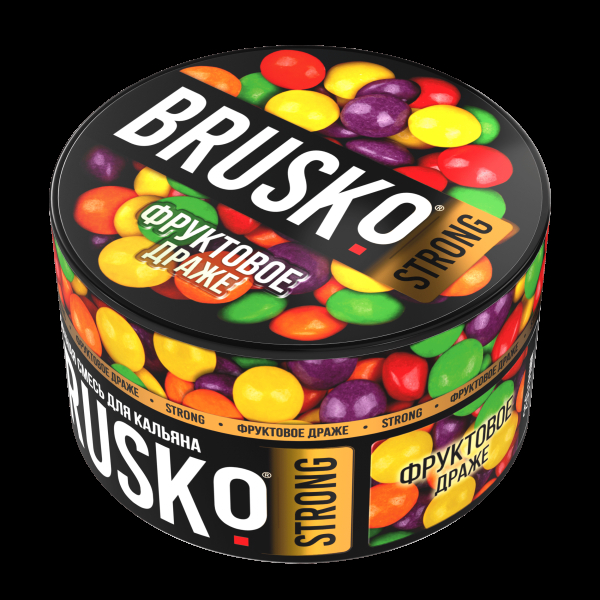 Смесь Brusko Strong фруктовое драже  250 гр в Магадане