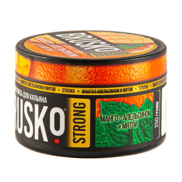 Смесь Brusko Strong манго с апельсином и мятой  250 гр в Магадане
