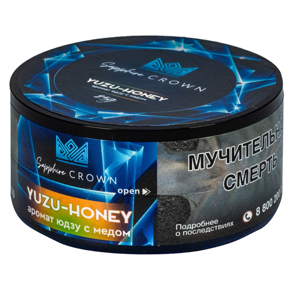 Табак Sapphire Crown Yuzu-honey  25 грамм в Магадане