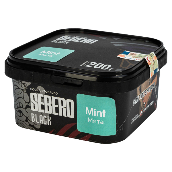 Табак Sebero Black Mint  200 грамм в Магадане
