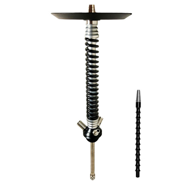 Кальян Mamay Custom V3 №12 Coilovers Хром-Черный  в Магадане