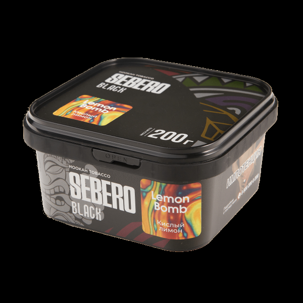 Табак Sebero Black Lemon Bomb  200 грамм в Магадане