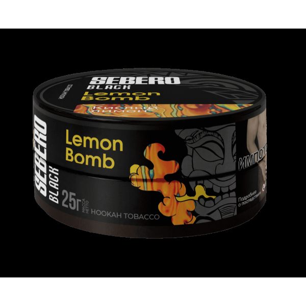 Табак Sebero Black Lemon Bomb  25 грамм в Магадане