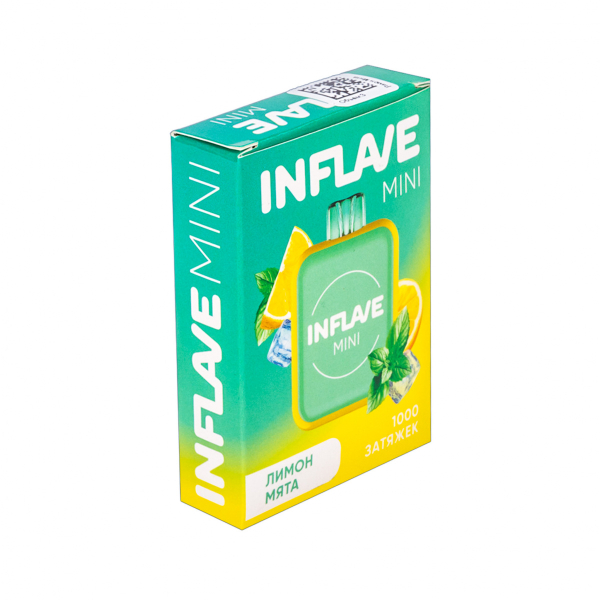 Inflave Mini Лимон Мята (1000 Затяжек) в Магадане