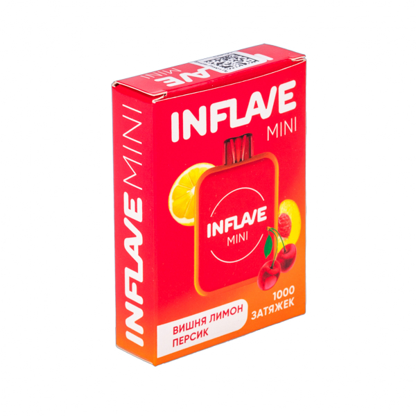 Inflave Mini Вишня Персик Лимон (1000 Затяжек) в Магадане