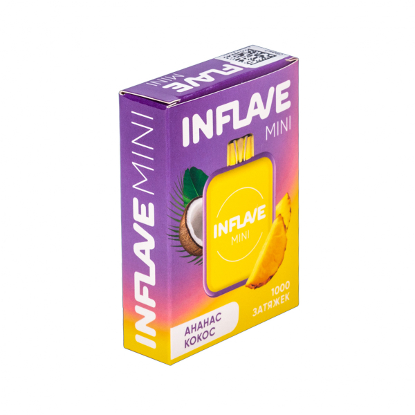 Inflave Mini Ананас Кокос (1000 Затяжек) в Магадане