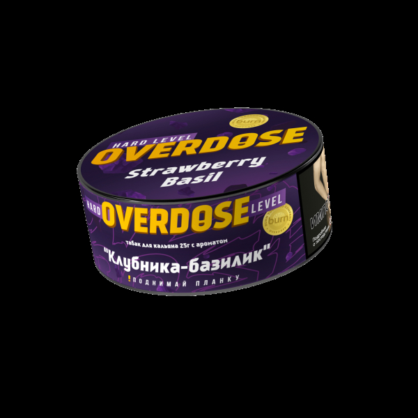 Табак Overdose Strawberry Basil  25 грамм в Магадане