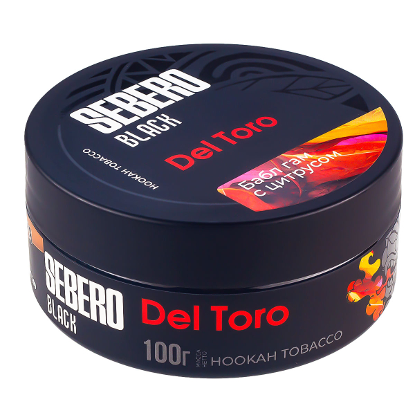 Табак Sebero Black Del Toro  100 грамм в Магадане