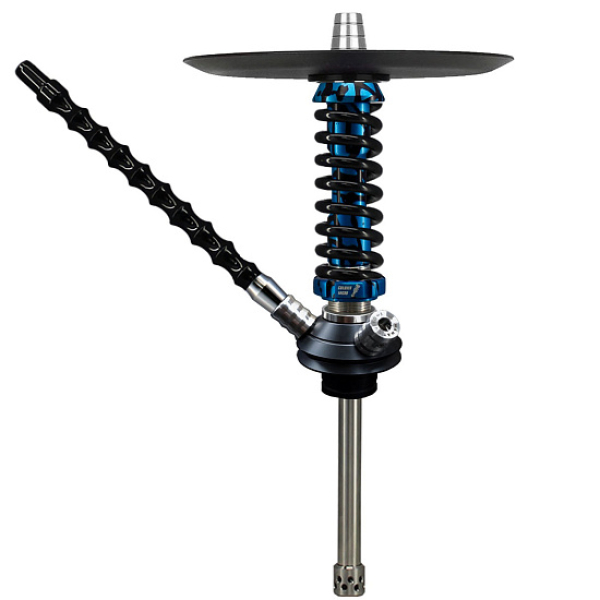 Кальян Mamay Custom Coilovers Micro Синий Сплеш Черный  в Магадане