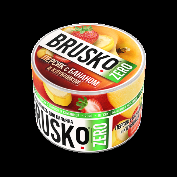 Смесь Brusko Персик С Бананом И Клубникой (Zero)  50 гр в Магадане