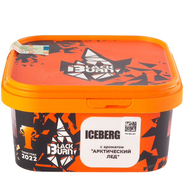 Табак Burn Black Iceberg  200 грамм в Магадане