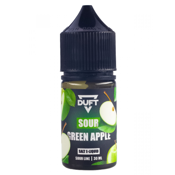 Жидкость Duft Sour Line Salt 20 Green Apple 30 Мл в Магадане