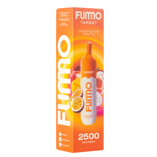 Fummo Target Тропические Фрукты (2500 Затяжек) в Магадане
