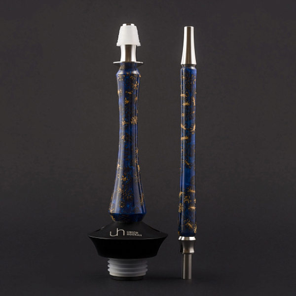Кальян Union Hookah Sleek Акрил С Шишками Синий  в Магадане