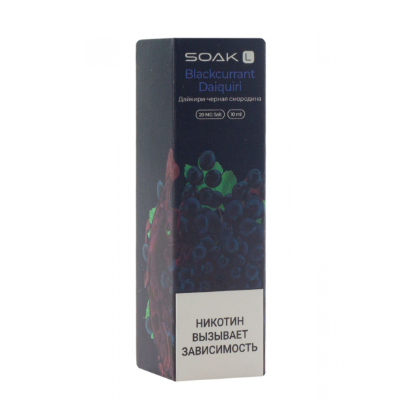 Жидкость Soak Blackcurrant Daiquiri 10 Мл 2 Мг в Магадане