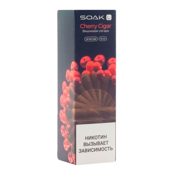 Жидкость Soak Cherry Cigar 10 Мл 2 Мг в Магадане