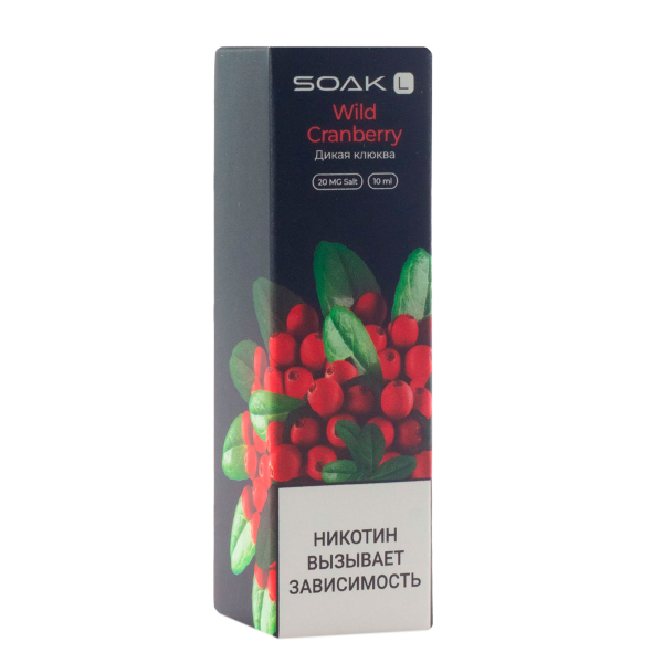 Жидкость Soak Wild Cranberry 10 Мл 2 Мг в Магадане