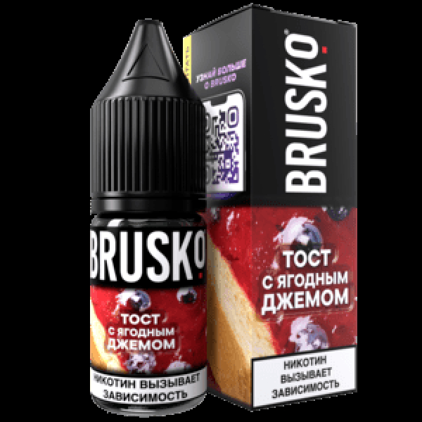 Жидкость Brusko Salt Тост С Ягодным Джемом 10 Мл 2 Мг в Магадане