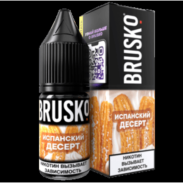 Жидкость Brusko Salt Испанский Десерт 10 Мл 2 Мг в Магадане