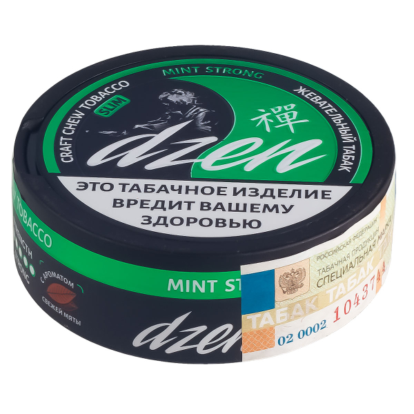 Жевательный табак Dzen Strong Slim Mint 9 грамм в Магадане