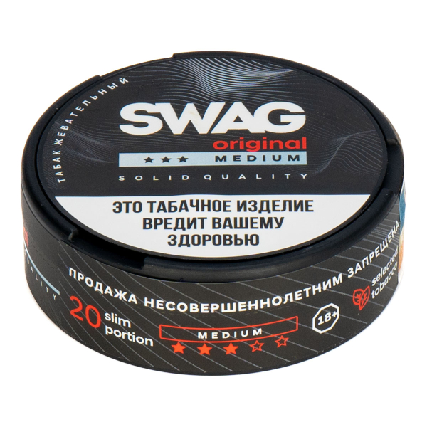 Жевательный табак Swag Medium Original 10 грамм в Магадане