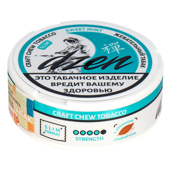 Жевательный табак Dzen Slim Sweet Mint 9 грамм в Магадане