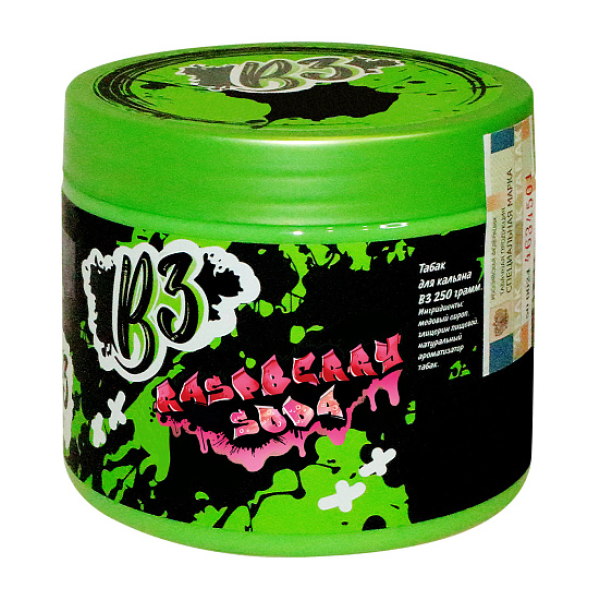 Табак B3 Raspberry Soda  250 грамм в Магадане