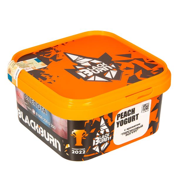 Табак Burn Black Peach Yogurt  200 грамм в Магадане