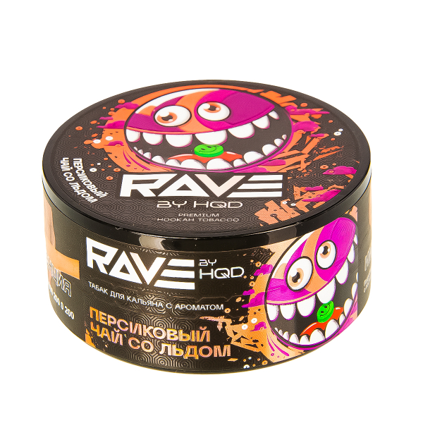 Табак Rave By Hqd Персиковый Чай Со Льдом  25 грамм в Магадане