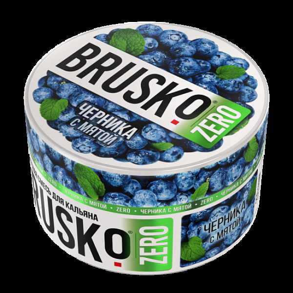 Смесь Brusko Черника С Мятой (Zero)  250 гр в Магадане