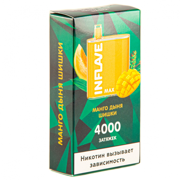Inflave Max Манго-Дыня-Шишки (4000 Затяжек) в Магадане