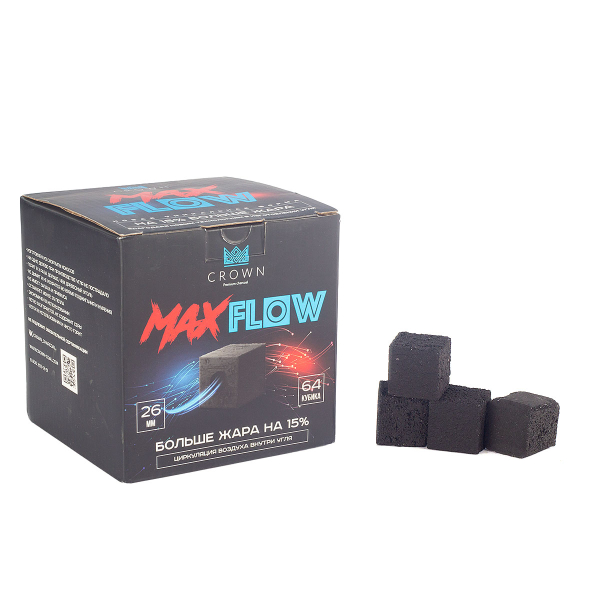 Уголь Crown Maxflow Кокосовый 64 Шт (26 Мм) в Магадане