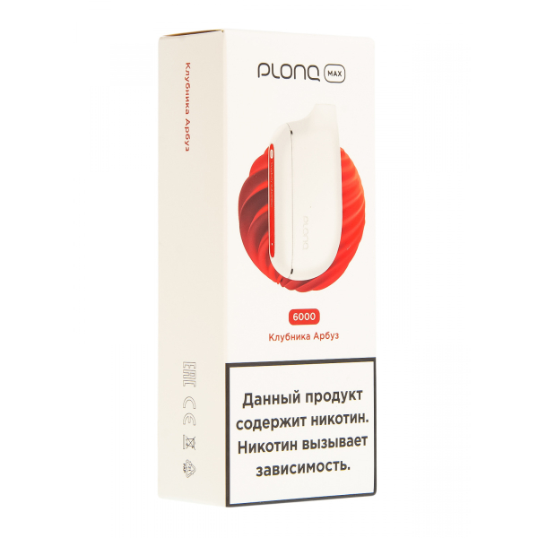 Plonq Max Клубника Арбуз (6000 Затяжек) 20 Мг в Магадане