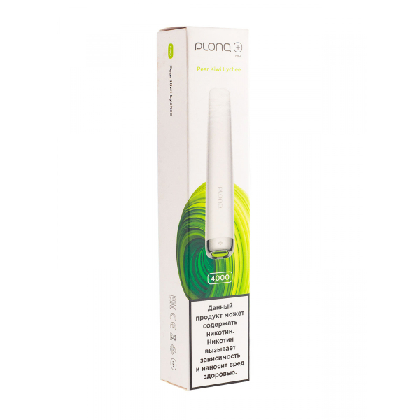 Plonq Plus Pro Груша Киви Личи (4000 Затяжек) 20 Мг в Магадане
