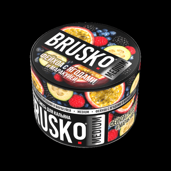 Смесь Brusko Medium Фейхоа С Ягодами И Маракуйей  50 гр в Магадане