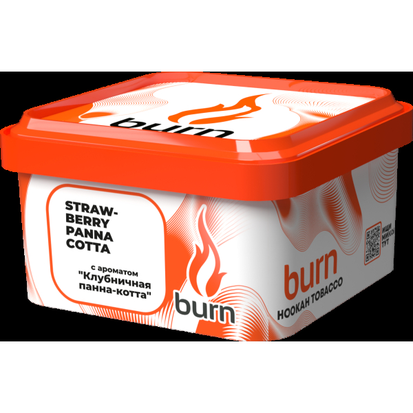 Табак Burn Strawberry Panna-Cotta  200 грамм в Магадане