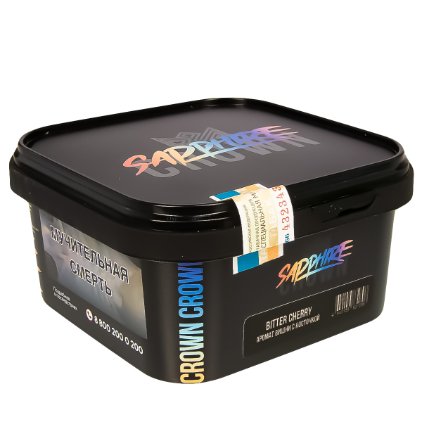 Табак Sapphire Crown Bitter Cherry  200 грамм в Магадане
