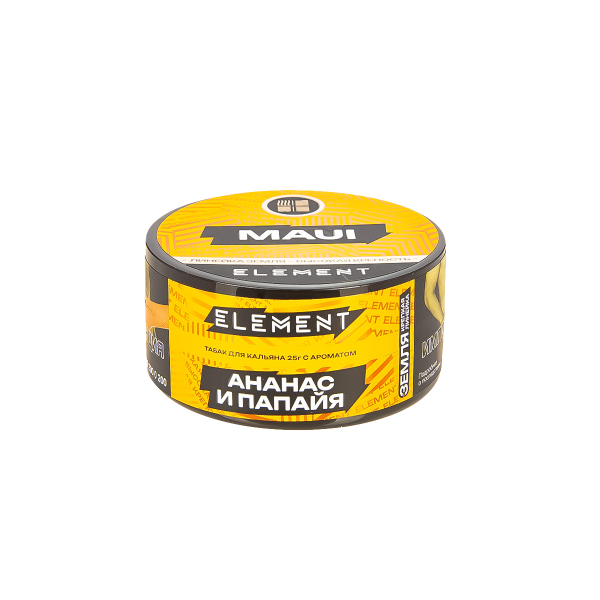 Табак Element Земля Maui New  25 грамм в Магадане