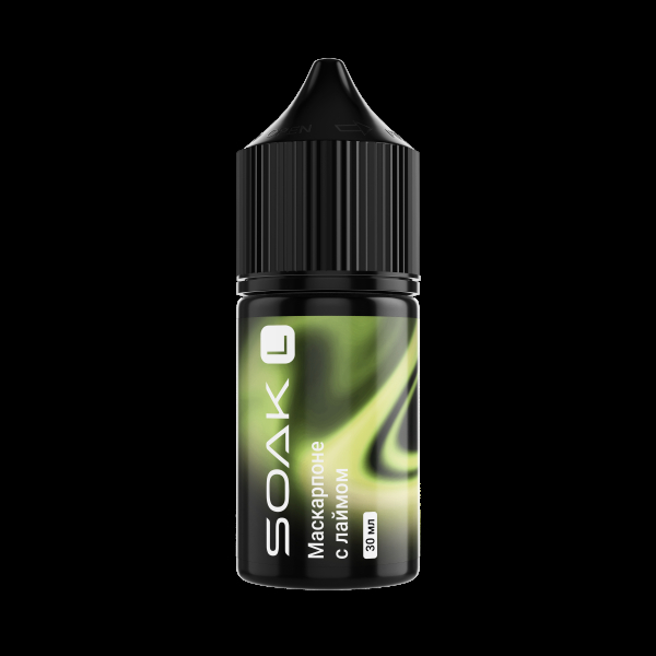 Жидкость Soak L30 Mascarpone Lime 30 Мл 2 Мг в Магадане