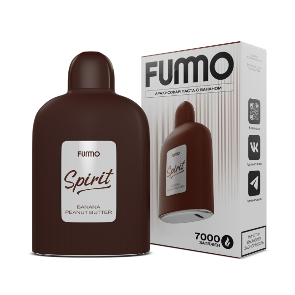 Электронка Fummo Spirit Арахисовая Паста С Бананом  в Магадане